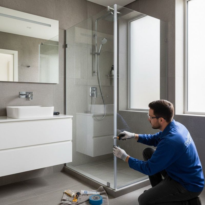 Shower Door Repair detail