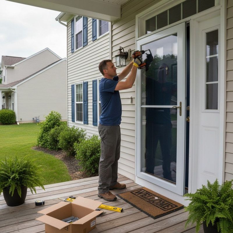 Storm Door Repair detail